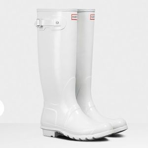 COPY - 🎀 Hunter NWT Original Tall Rain Boots White NIB